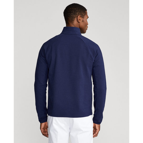 Refined Navy Classic Fit Performance Terry Pullover RLX 5