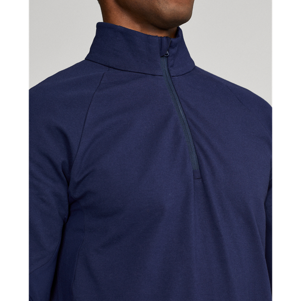 Refined Navy Classic Fit Performance Terry Pullover RLX 6