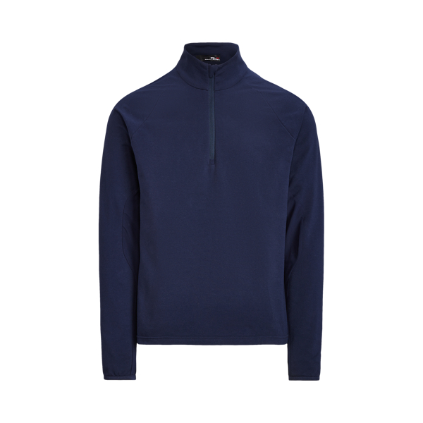 Refined Navy Classic Fit Performance Terry Pullover RLX 2