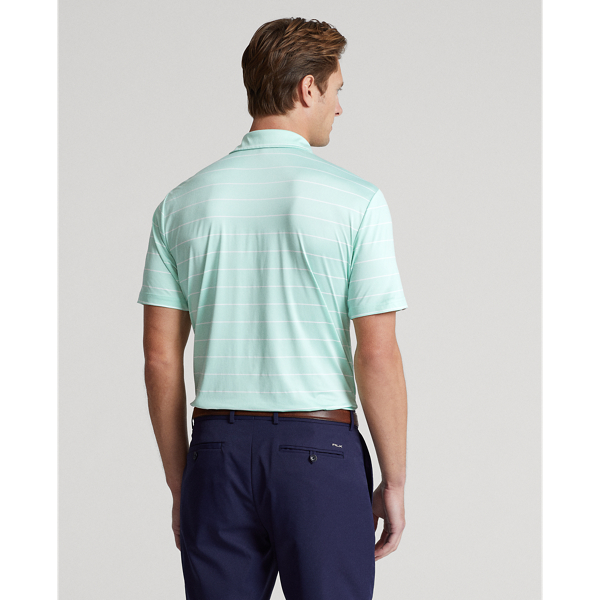 April Green/Ceramic White Classic Fit Performance Polo Shirt RLX 5