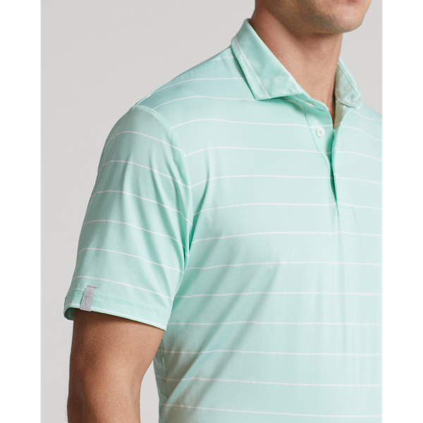 April Green/Ceramic White Classic Fit Performance Polo Shirt RLX 6