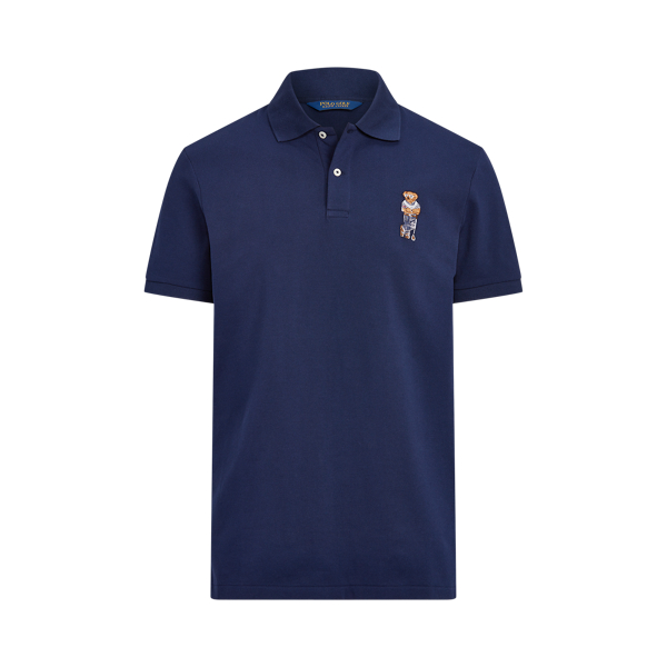 Camisa Polo de trabalho Custom Slim Fit Bear Performance Polo Golf em 1