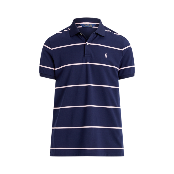 Refined Navy/Taylor Rose Custom Slim Fit Performance Polo Shirt Polo Golf 2