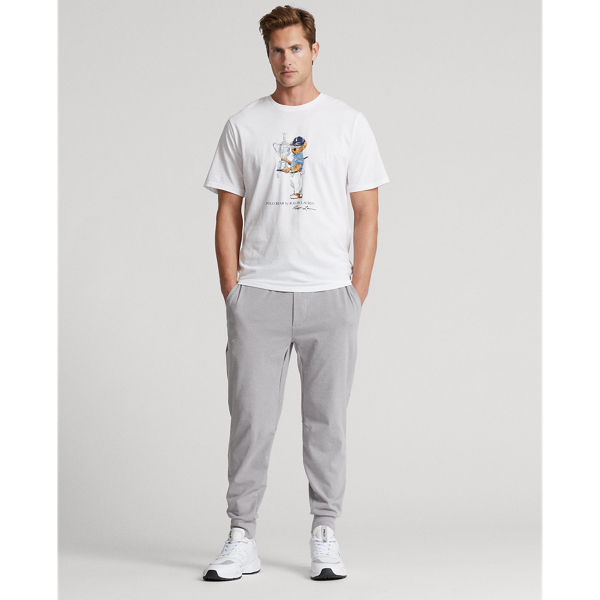 Classic-Fit T-Shirt U.S. Open mit Bear Polo Golf in Wei&szlig; 4