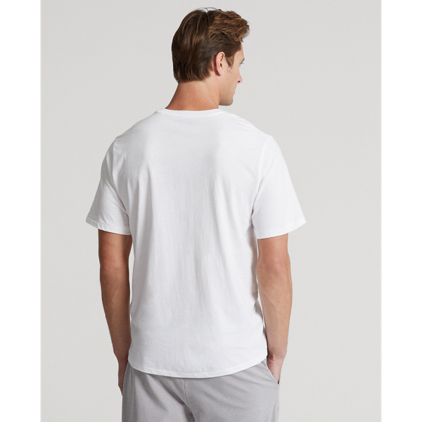 Classic-Fit T-Shirt U.S. Open mit Bear Polo Golf in Wei&szlig; 5