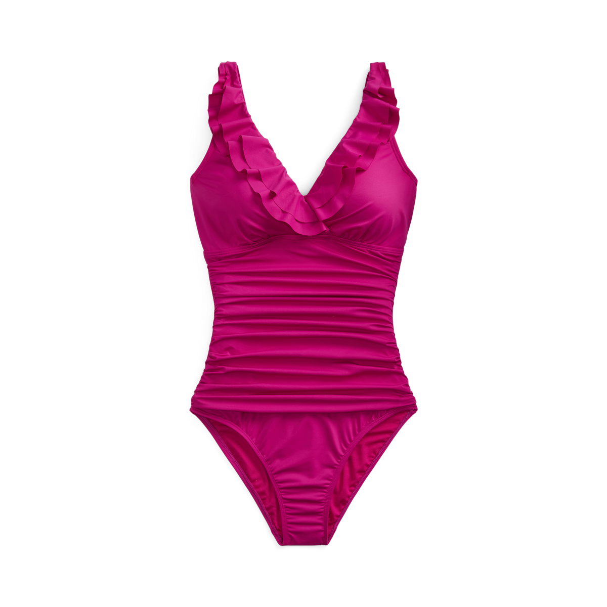 Ruffled Surplice One Piece