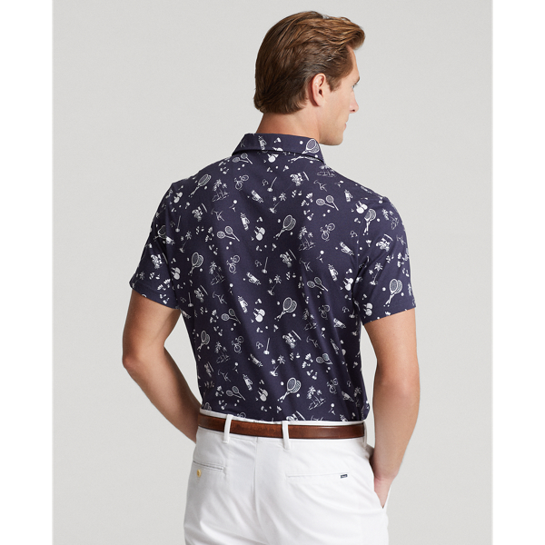 Polo ajust&eacute; &agrave; motif en jersey Polo Golf en Pause week-end 5