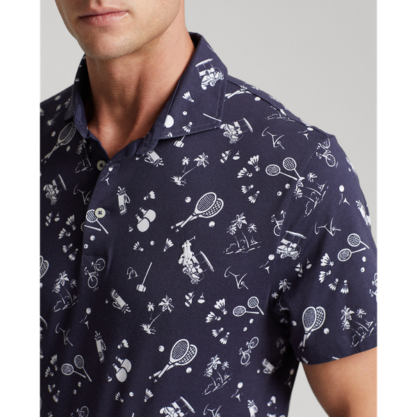 Polo ajust&eacute; &agrave; motif en jersey Polo Golf en Pause week-end 6