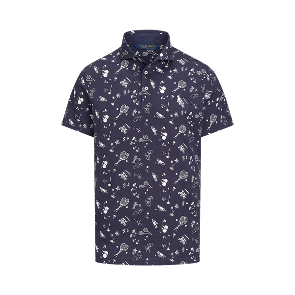 Polo ajust&eacute; &agrave; motif en jersey Polo Golf en Pause week-end 2