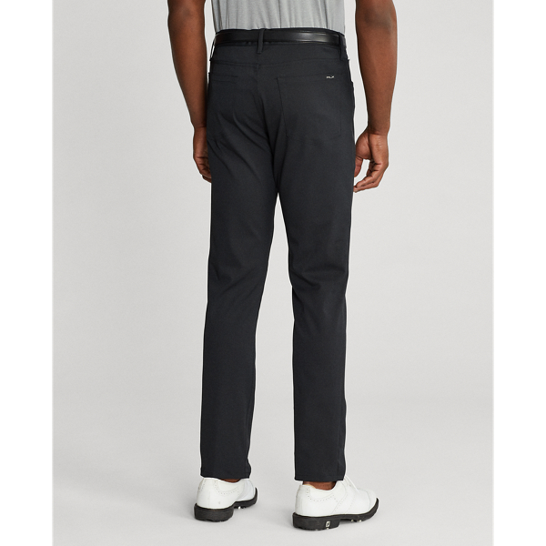 Black Slim Fit Performance Twill Trouser RLX 5