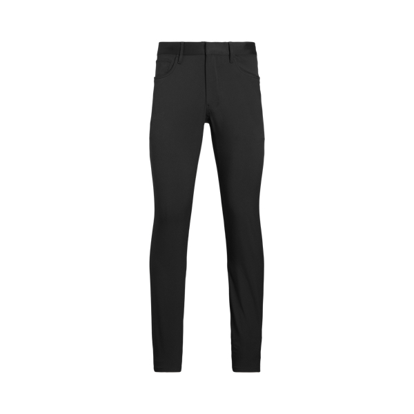 Black Slim Fit Performance Twill Trouser RLX 2