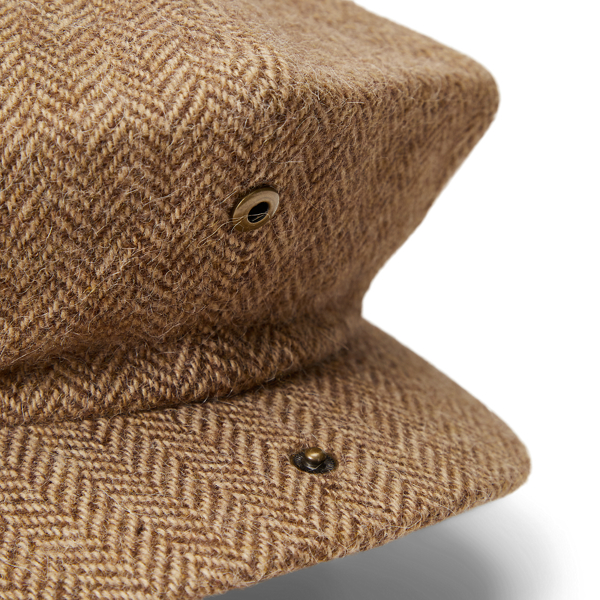 Kappe der Morehouse Collection Polo Ralph Lauren in Fischgrat 3