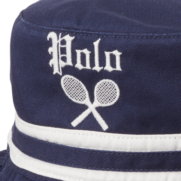 Tartan/Newport Navy Reversible Plaid Cotton Bucket Hat Polo Ralph Lauren 4