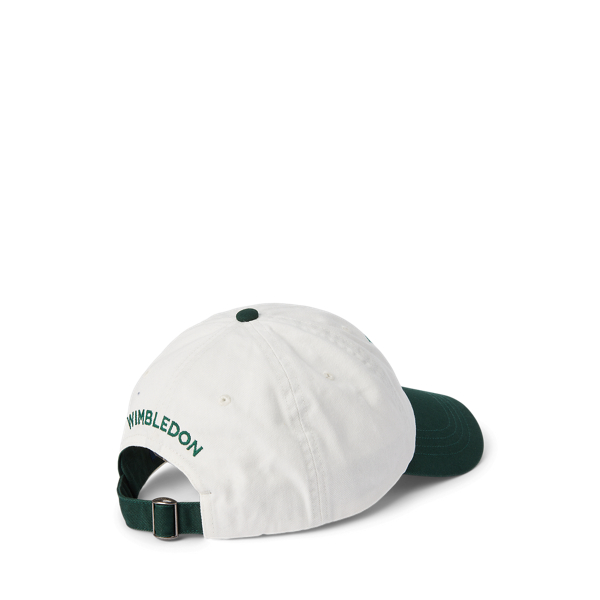 Deckwash White/New Forest Wimbledon Chino Ball Cap Polo Ralph Lauren 2