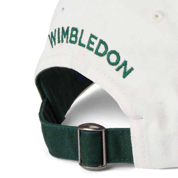 Deckwash White/New Forest Wimbledon Chino Ball Cap Polo Ralph Lauren 3