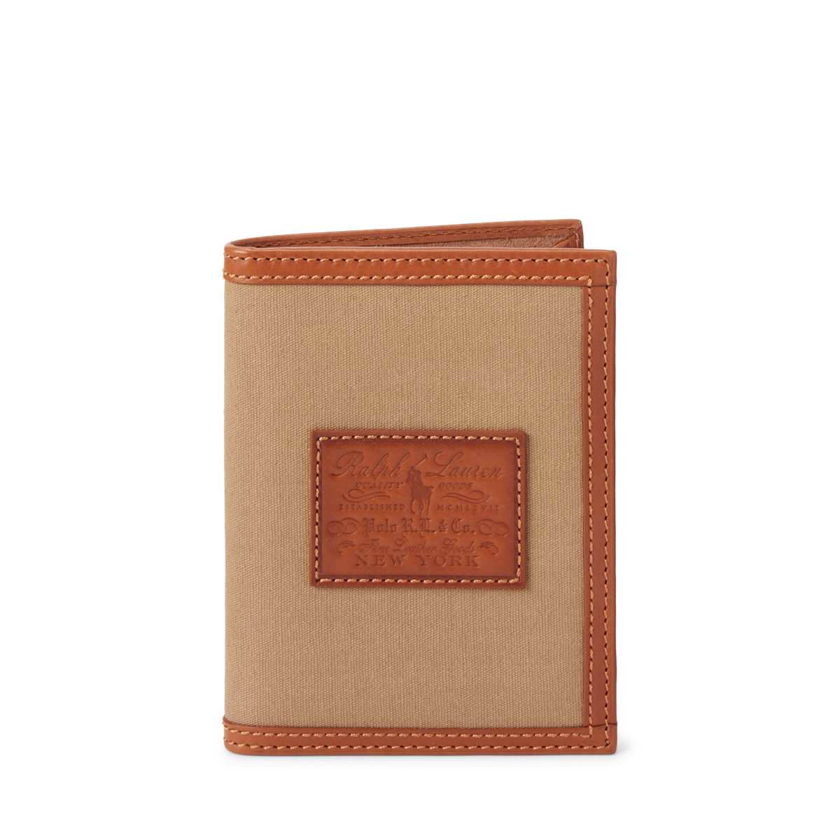 Heritage Canvas & Leather Passport Case