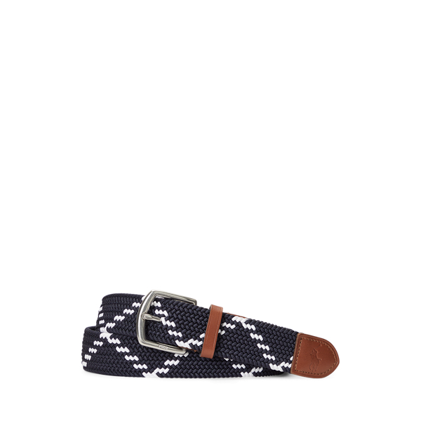 Singelband riem met leren afwerking Polo Ralph Lauren in 1