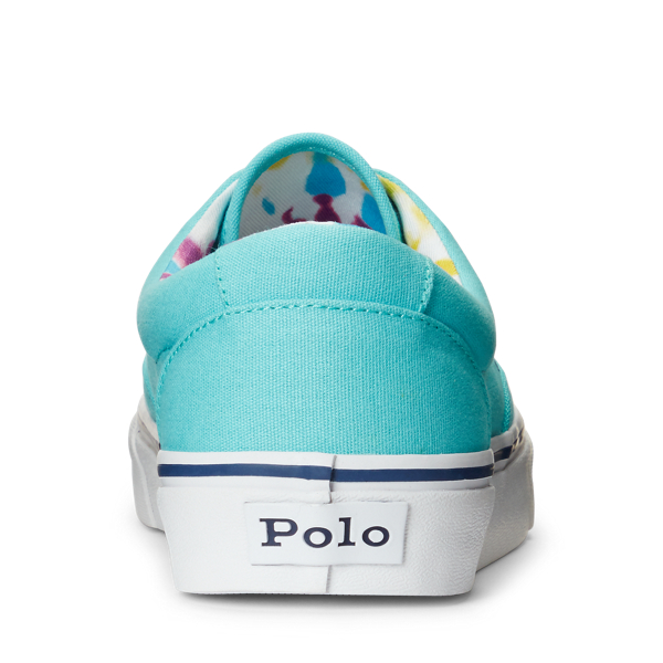 Vacation Blue/Lght Navy Keaton Canvas Sneaker Polo Ralph Lauren for summer 3