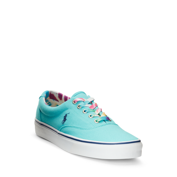 Vacation Blue/Lght Navy Keaton Canvas Sneaker Polo Ralph Lauren for summer 5