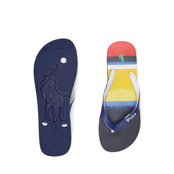 Ombre Stripe Bolt Ombr&eacute; Flip-Flop Polo Ralph Lauren 4