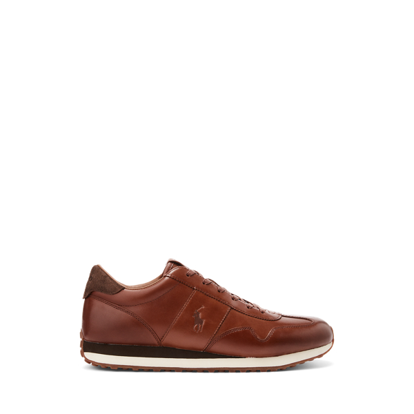 Train 85 Leather Sneaker Ralph Lauren