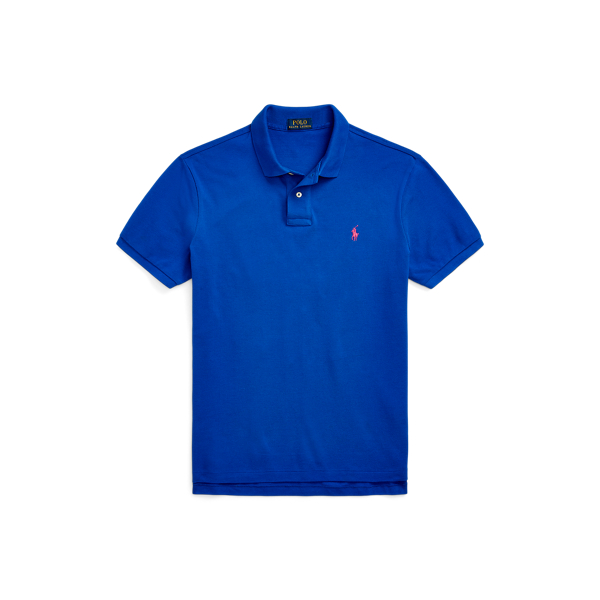Custom Slim Fit Mesh Polo Shirt Polo Ralph Lauren 1