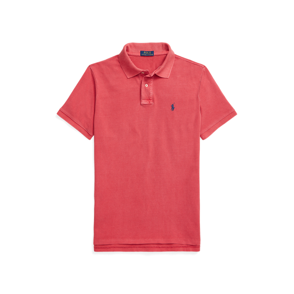 Custom Slim Fit Mesh Polo Shirt Polo Ralph Lauren 1