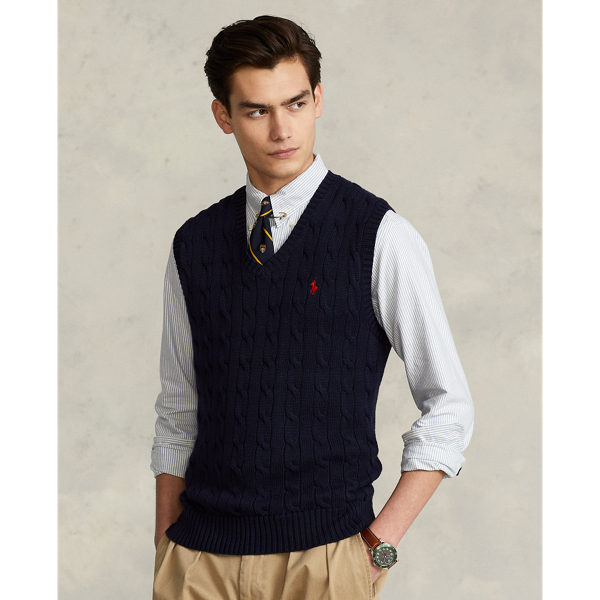 Ralph lauren sleeveless jumper mens on sale