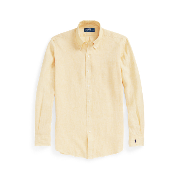 Camisa de linho Custom Fit Polo Ralph Lauren em 1