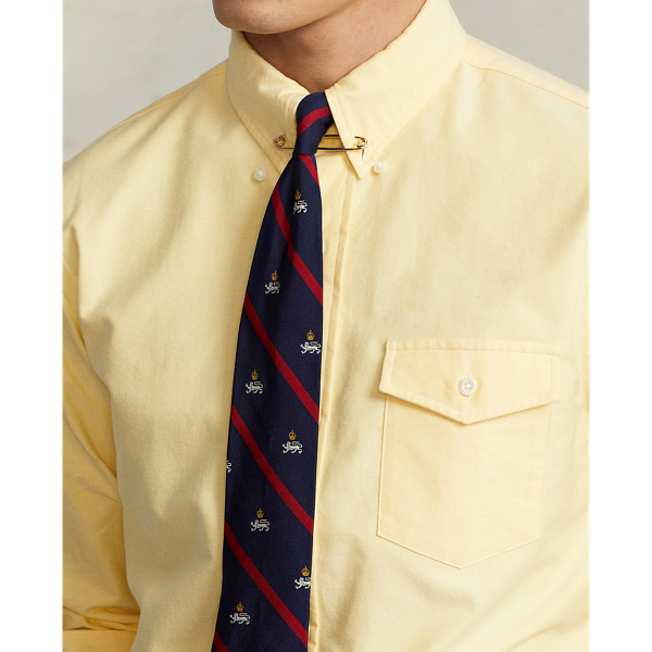 Custom fit Oxford overhemd Polo Ralph Lauren in Geel oxford 6