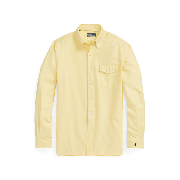 Custom fit Oxford overhemd Polo Ralph Lauren in Geel oxford 2