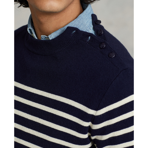 Jersey de algod&oacute;n y cachemira con rayas Polo Ralph Lauren en Azul marino multicolor 6