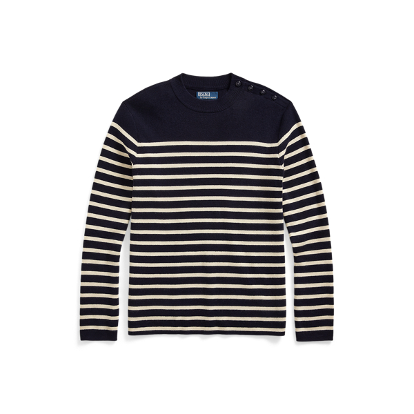 Jersey de algod&oacute;n y cachemira con rayas Polo Ralph Lauren en Azul marino multicolor 2