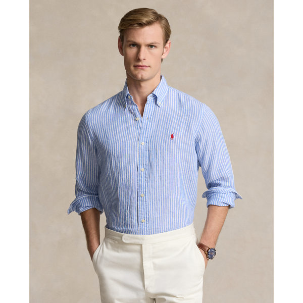 Classic fit linen shirt ralph lauren best sale