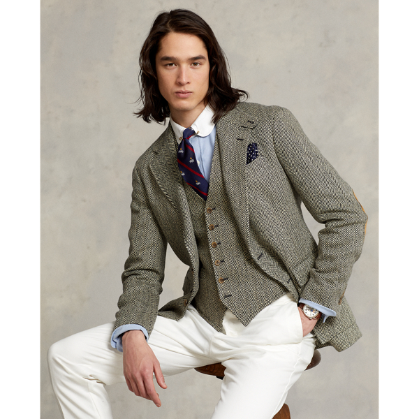 Ralph lauren herringbone coat hotsell