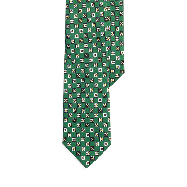 Print Silk Narrow Tie