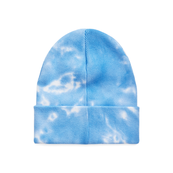 Blue Tie Dye Tie-Dye Cotton Beanie Polo Ralph Lauren 2