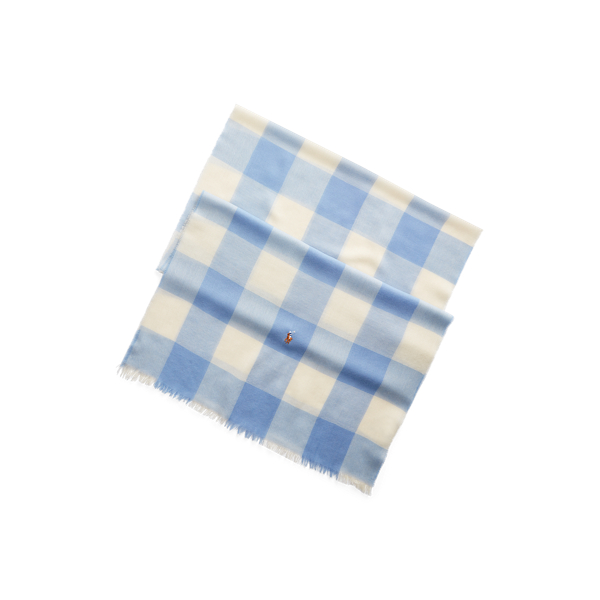 Gingham Wool-Cashmere Scarf Polo Ralph Lauren 1