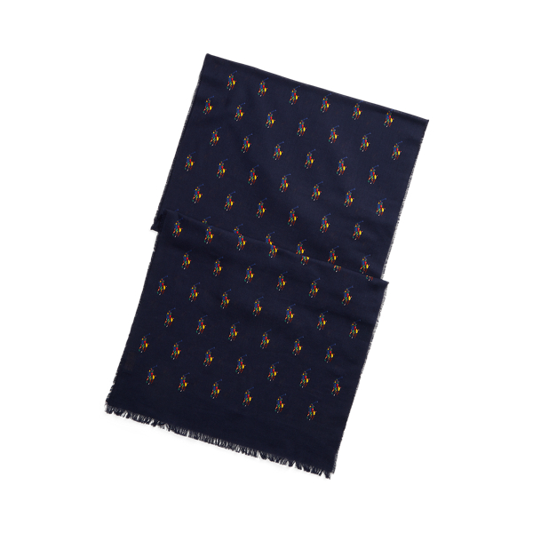 Pa&ntilde;uelo de algod&oacute;n con caballos
