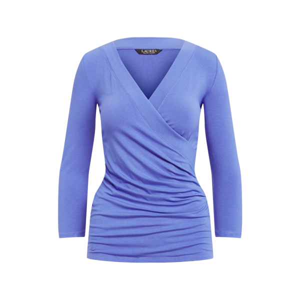 Blue Loch Surplice Jersey Top Lauren 2