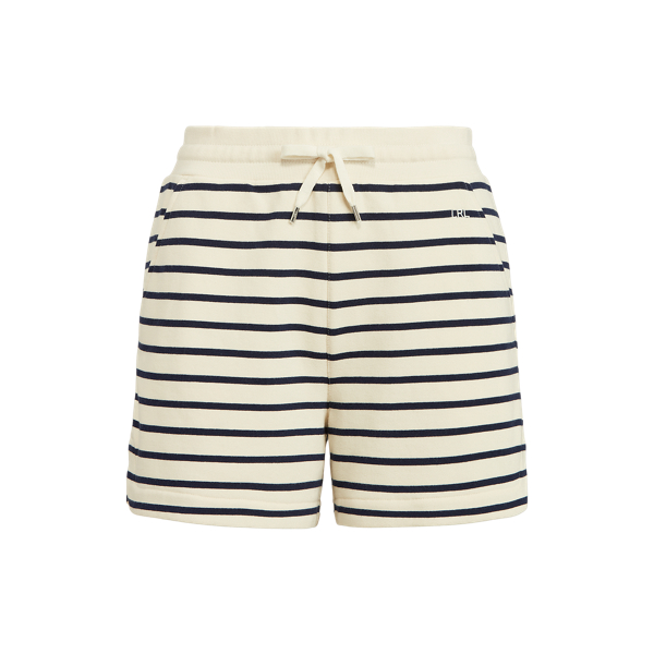 Mascarpone Cream/Navy Striped French Terry Short Lauren 2