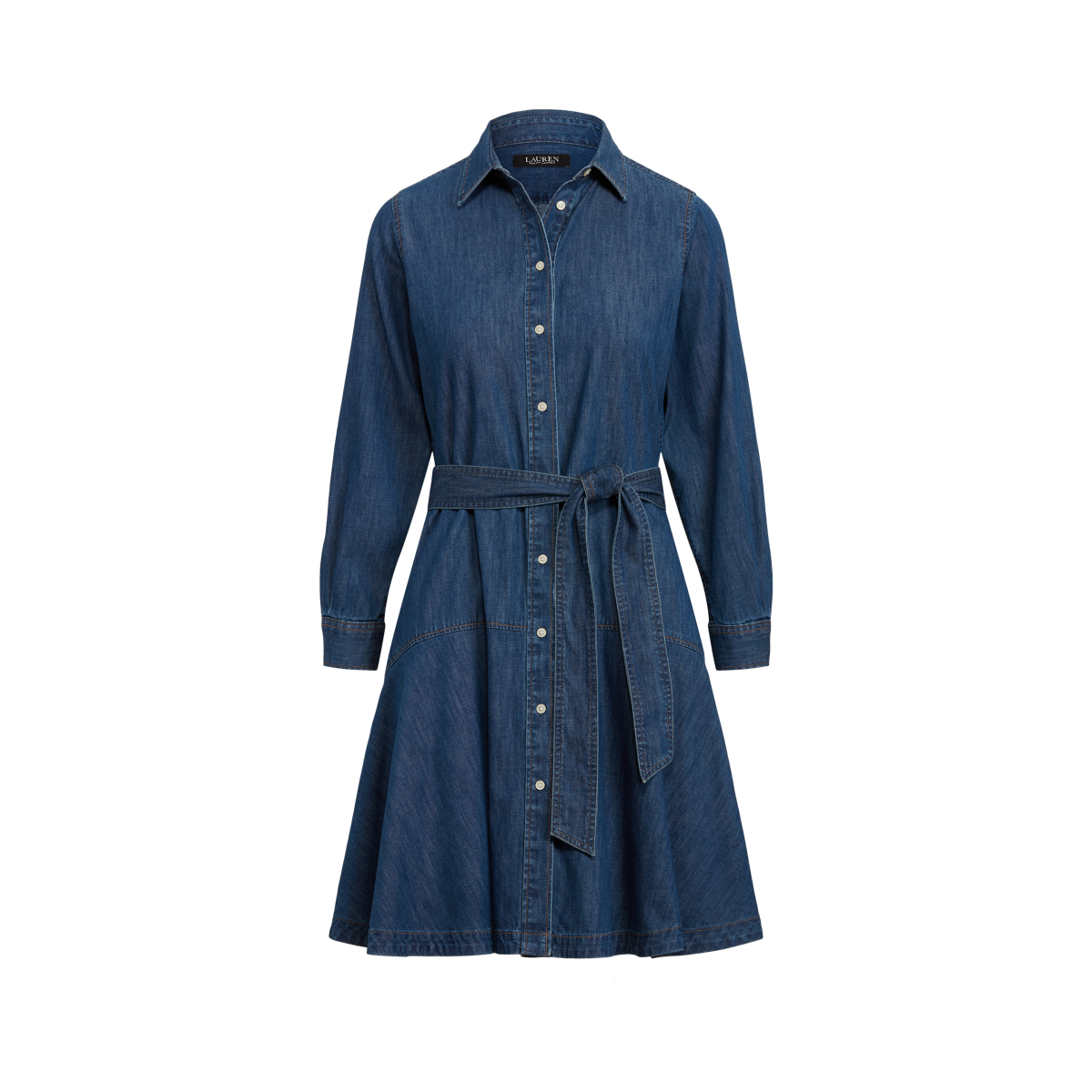 Polo ralph lauren stretch denim shirtdress best sale