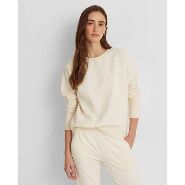 Mascarpone Cream Fleece Pullover Lauren 1