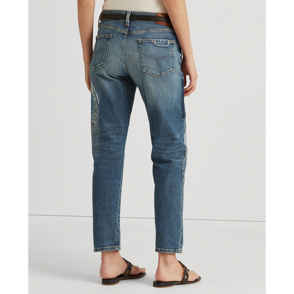 Provence Wash Relaxed Tapered Jean Lauren Petite 6