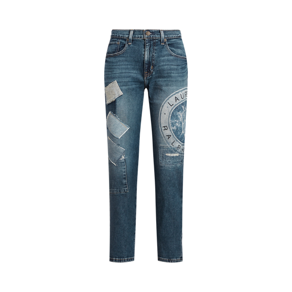 Provence Wash Relaxed Tapered Jean Lauren Petite 2