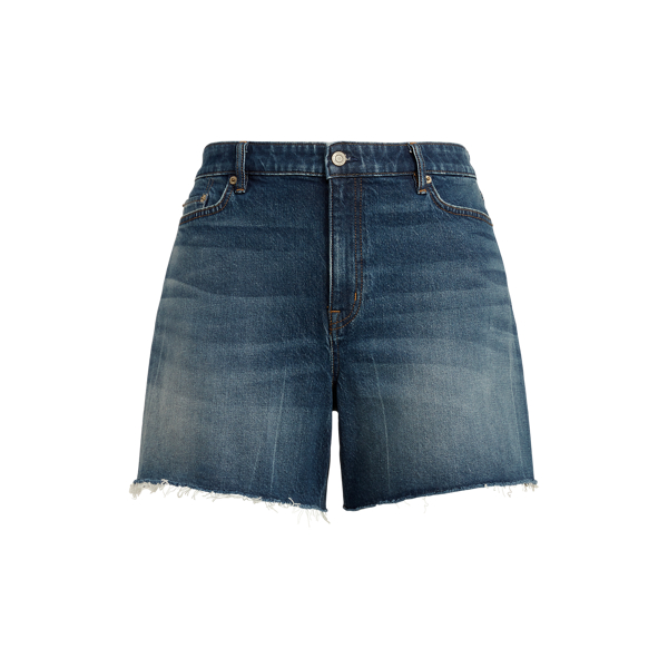 High-Rise Denim Short