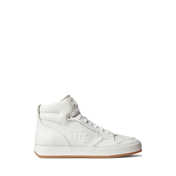 Jaemyn Calfskin High-Top Trainer Purple Label 1