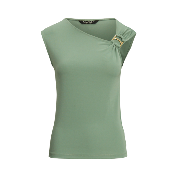 Asymmetrical Stretch Jersey Tee Lauren 1