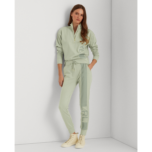 Ranch Sage French Terry Quarter-Zip Sweatshirt Lauren 4