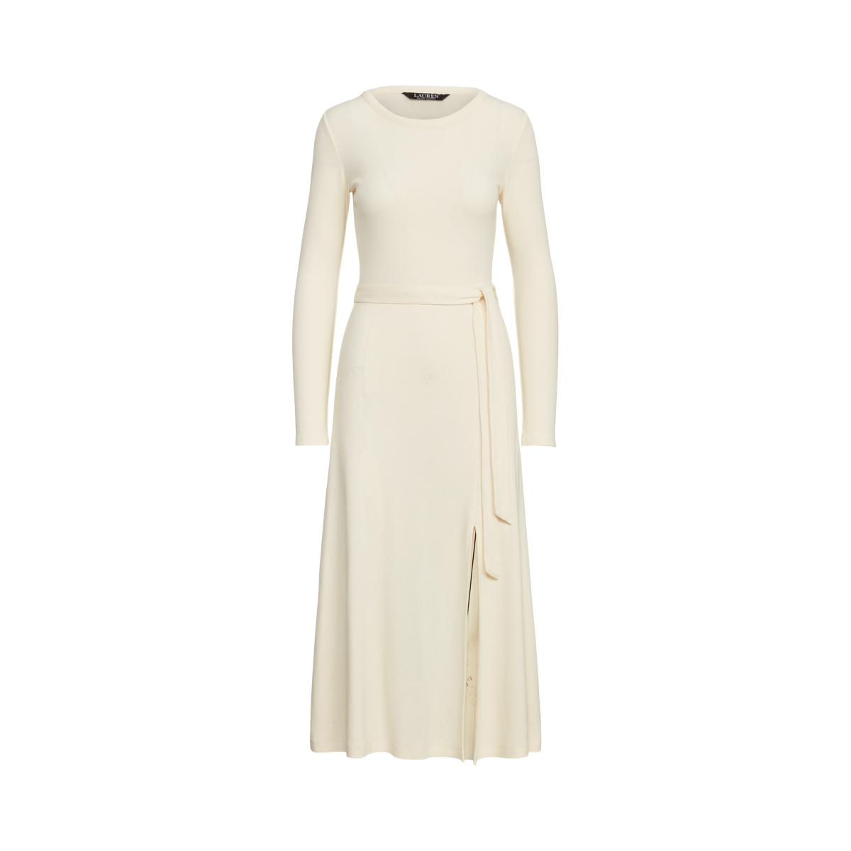 Ribbed Long-Sleeve Dress